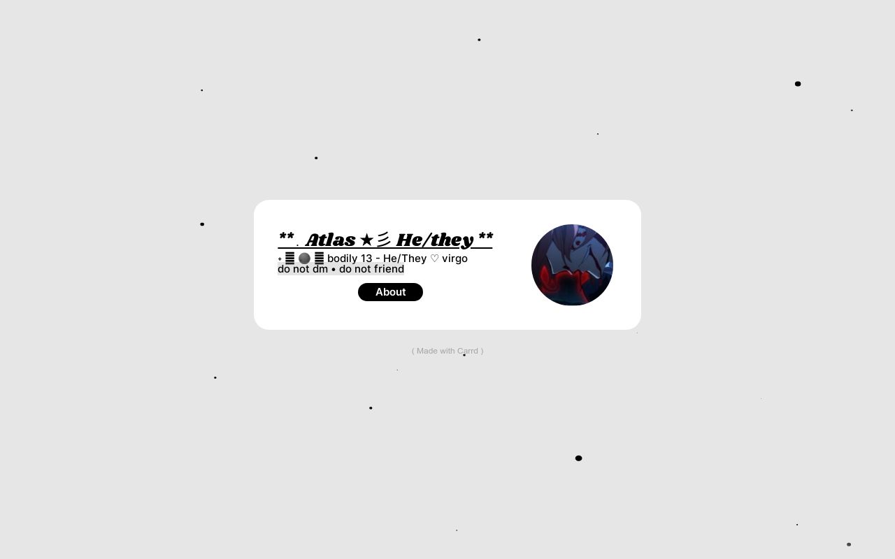 Carrd profile picture for @sakurasys